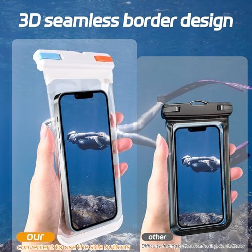 housse étanche Haissky pour smartphones résistante à l'eau et aux intempéries, compatible divers modèles
