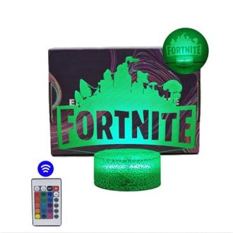 Lampe de bureau Fortnite RGB pour fans, style captivant et personnalisable