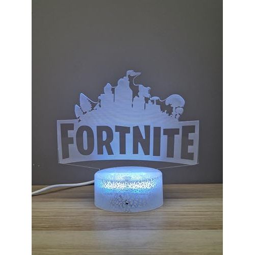 Lampe de bureau Fortnite RGB pour fans, style captivant et personnalisable