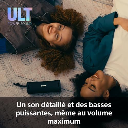 Enceinte Bluetooth Sony ULT Field 1 haute qualité, étanche et portable avec basses puissantes pour mélomanes