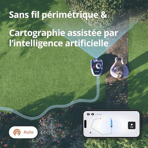 Tondeuse robot Navimow high-tech pour jardin complexe