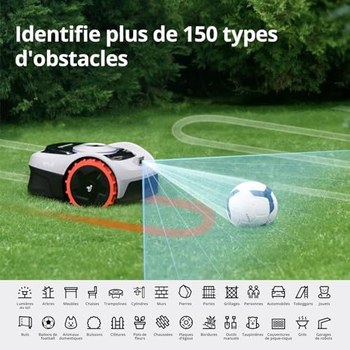 Tondeuse robot Navimow high-tech pour jardin complexe