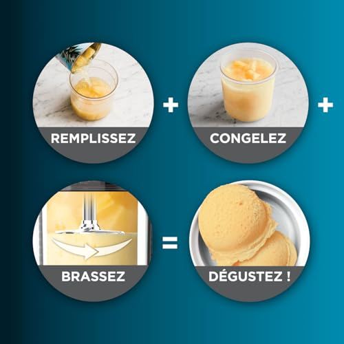 Sorbetière Ninja Creami pour glaces crémeuses et sorbets, 7 programmes, idéale pour personnaliser recettes, cadeau parfait pour occasions spéciales.