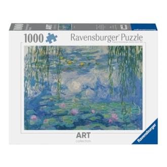Puzzle Nymphéa Monet pour adultes, 1000 pièces, activité artistique, relaxante et conviviale. Cadeau idéal pour amateurs d'art et de détente.