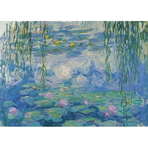Puzzle Nymphéa Monet pour adultes, 1000 pièces, activité artistique, relaxante et conviviale. Cadeau idéal pour amateurs d'art et de détente.
