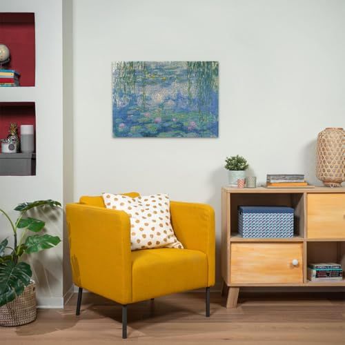 Puzzle Nymphéa Monet pour adultes, 1000 pièces, activité artistique, relaxante et conviviale. Cadeau idéal pour amateurs d'art et de détente.