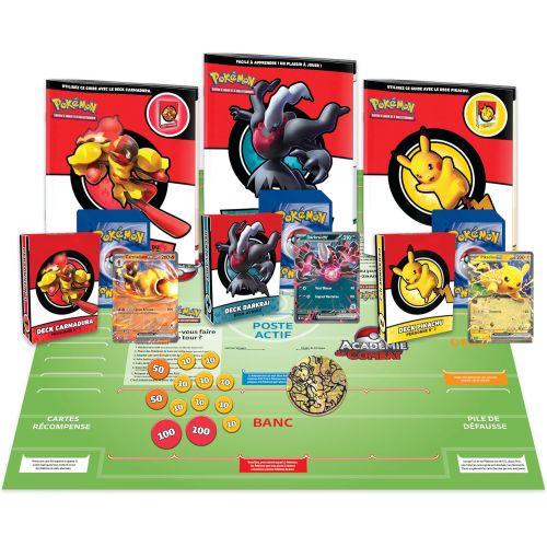 Jeu de cartes à collectionner Pokémon Académie de Combat, cadeaux parfaits pour fans de Pokémon, petits et grands, stratégie et plaisir garantis.