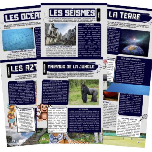 Encyclopédie fascinante pour enfants curieux de 6 à 10 ans explorant dinosaures, astronomie et plus, cadeau éducatif idéal.