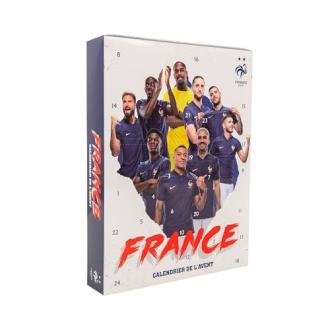 Calendrier de l'Avent Équipe de France Football, surprises sous licence officielle FFF, parfait pour fans de football.