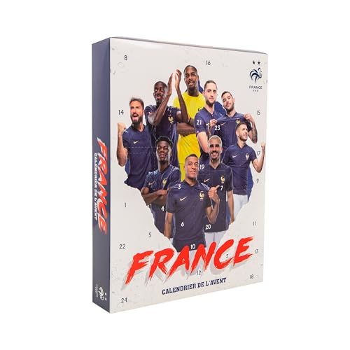 Calendrier de l'Avent Équipe de France Football avec surprises pour fans dévoués des Bleus.