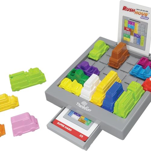 Jeu de réflexion Rush Hour Jr - Idéal pour les garçons de 5 ans - Voitures, logique et amusement garantis !