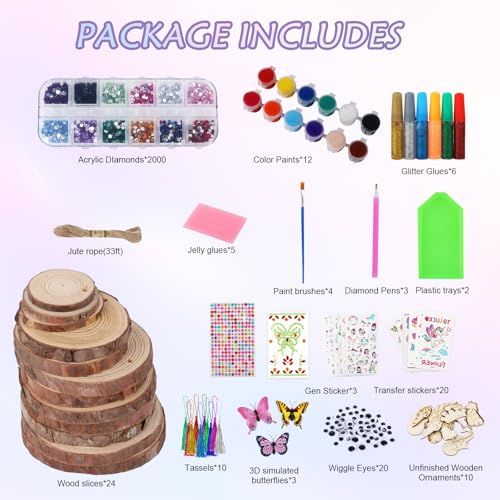 Kit de peinture créatif pour enfants 5-10 ans, activités artistiques, licornes, bricolage, accessoires colorés, développement artistique, cadeau idéal, moments partagés parents-enfants.