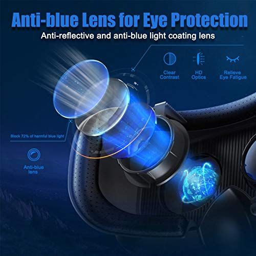 Lunettes vidéos 3D pour smartphone Toniwa, technologie avancée, immersion cinématographique, lentilles 2K, confort ergonomique, cadeau idéal pour amateurs de réalité virtuelle.