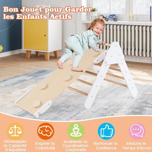 Arche d'escalade pour enfants, cadeau d'aventure inspirant la créativité, sécurité maximale, développement moteur, idéal anniversaire ou fête.