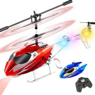 Hélicoptère RC télécommandé Handwell, cadeau idéal pour anniversaire ou Noël, expérience de vol intérieure ou extérieure, technologie avancée et sécurité optimale.
