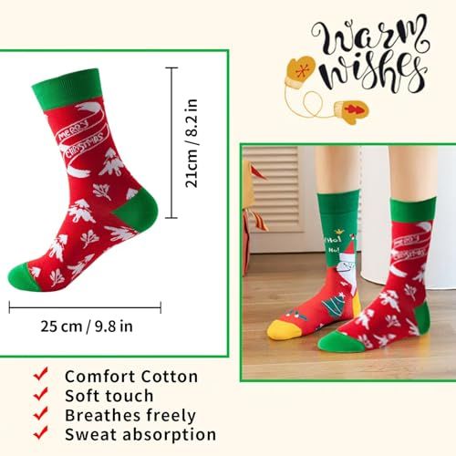 Calendrier de l'avent chaussettes original, 12 paires surprises, idée cadeau unique et festive, taille universelle, confort et joie pour Noël.
