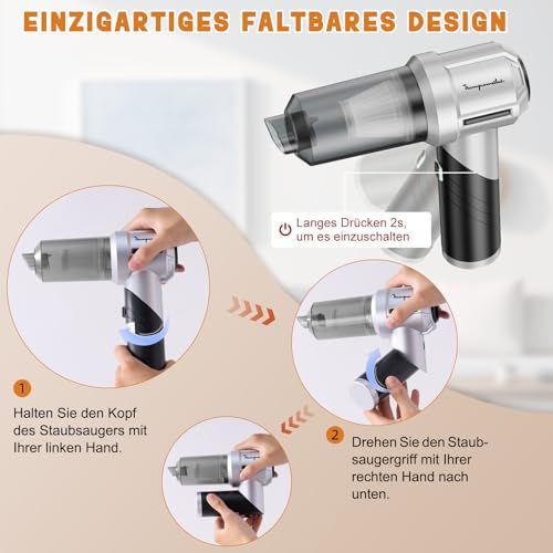 Mini aspirateur de bureau portable, puissant et multifonction, idéal pour les amateurs de propreté, voyageurs et passionnés de gadgets innovants.