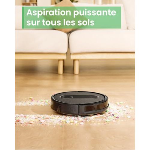 Robot aspirateur Vexilar polyvalent avec brosse et modes de nettoyage multiples