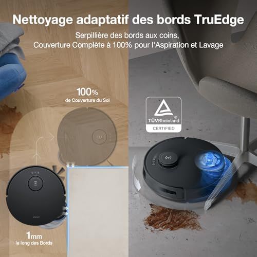 Aspirateur robot DEEBOT T30S PRO d'Ecovacs avec station OMNI, nettoyage puissant, 11 000 Pa, technologie ZeroTangle, idéal cadeau pour maison sans effort.