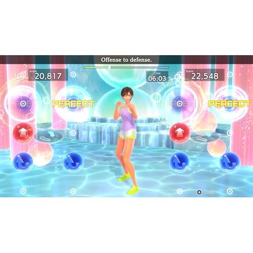 Jeux de fitness pour Switch - Fitness Boxing 2 : séances de fitness intenses, programme d'entraînement adapté à tous les niveaux, possibilité de jouer seul ou à deux.