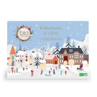 Calendrier de l'Avent 2024 Vitavea avec 24 infusions bio, cadeau détente pour Noël, idéal amateurs de tisanes et mode de vie responsable.