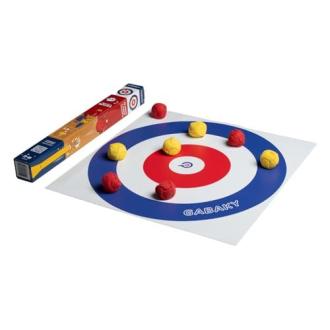 Jeu Gabaky d'adresse innovant pour toute la famille, mélangeant pétanque, palet et curling, idée cadeau intergénérationnelle et adaptable à toutes les occasions.