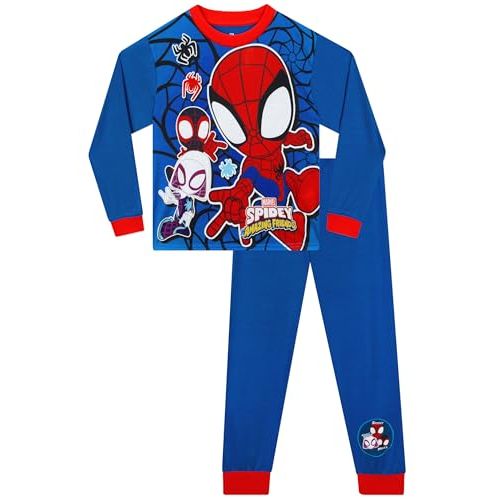 Pyjama Spiderman en coton avec design attractif, qualité supérieure et confort absolu.
