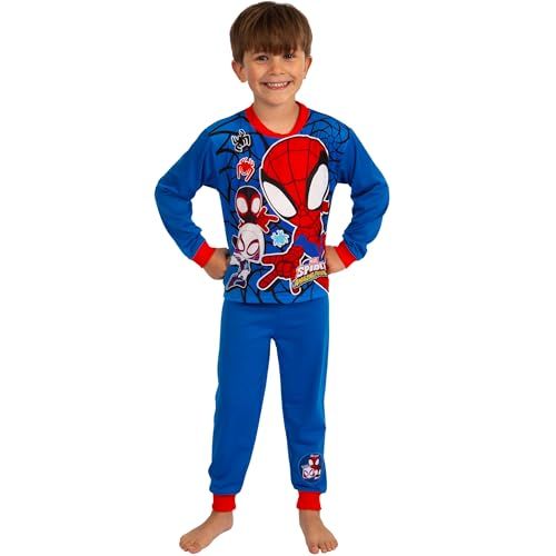Pyjama Spiderman en coton avec design attractif, qualité supérieure et confort absolu.