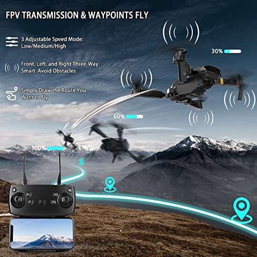 Drone débutant avec caméra 4K pour enfants et adultes