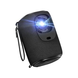 Mini vidéo projecteur Lisowod HD 4K, idéal pour cinéphiles et gamers.