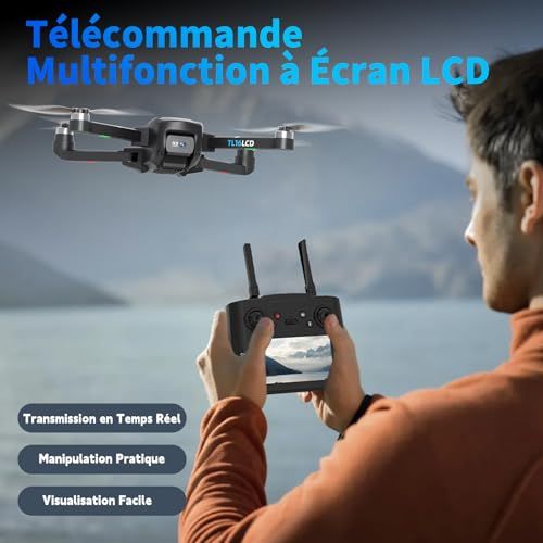 Drone Tolatoyus avec caméra 4K, idéal pour débutants; cadeau parfait pour photographie aérienne, exploration technologique et capture de souvenirs inoubliables.