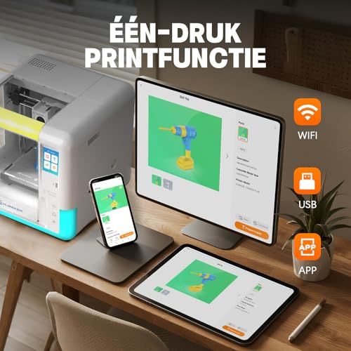 Imprimante 3D AOSEED, idée cadeau pour créatifs, facile d'utilisation, projet imprimable en ligne, débutants et expérimentés, anniversaire, Noël, enfants et adultes.