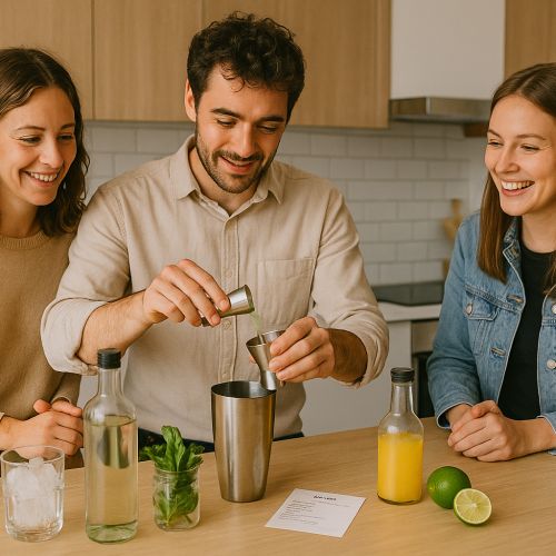 Carte cadeau TheCocktailist pour amateurs de cocktails, flexibilité, exploration gustative, large choix de box et accessoires, cadeau original et savoureux.