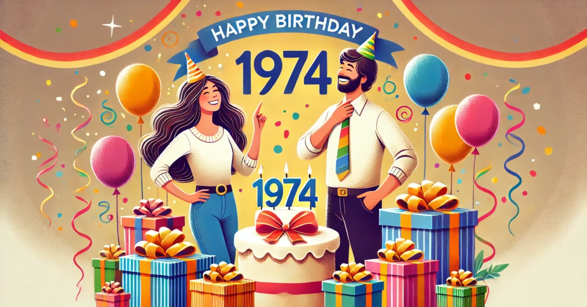 anniversaire année 1974