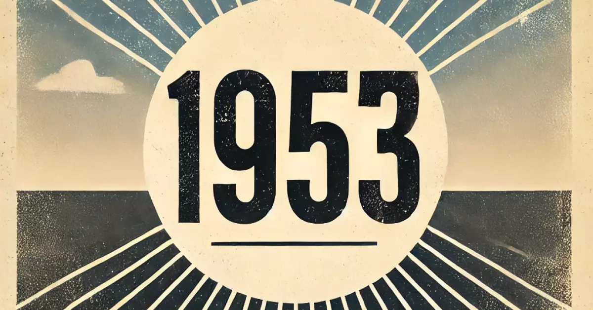 idées cadeaux année 1953
