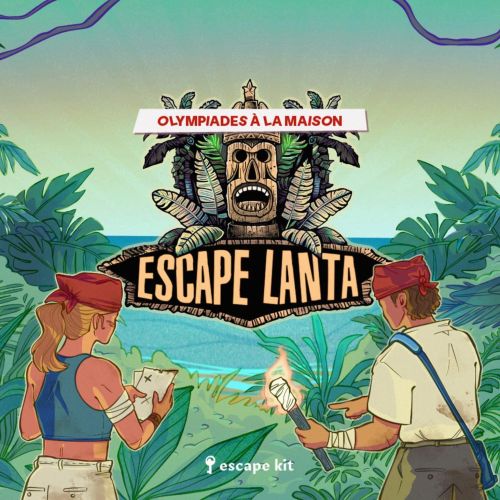 Escape Game Escape Lanta pour adolescents, aventure palpitante à domicile inspirée de Koh Lanta, défis captivants, idéal pour renforcer la logique et la coopération.