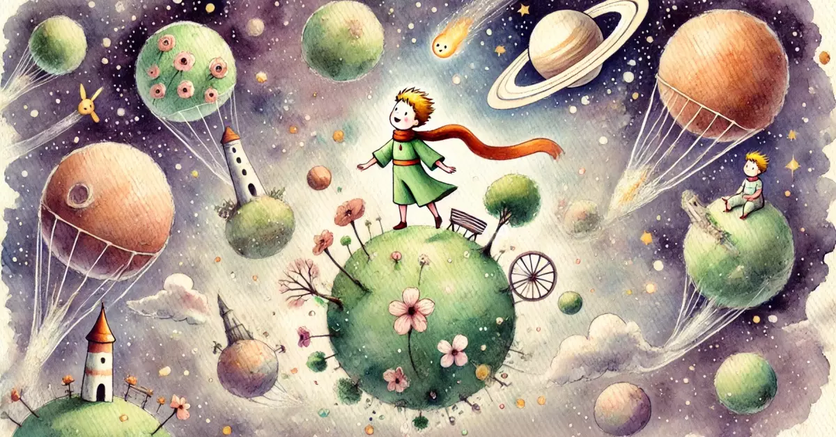 Escape Game Le voyage du Petit Prince 4 à 6 ans, kit d'anniversaire éducatif et créatif, développe l'imagination et la collaboration des enfants.