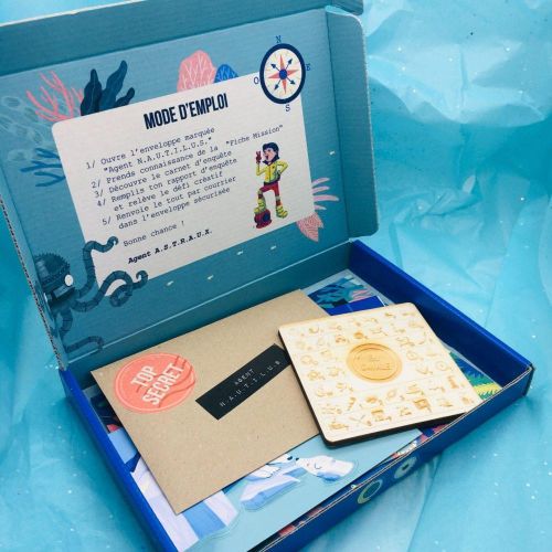 Kit mission agent secret pour enfant, jeu d'aventure éducatif et interactif