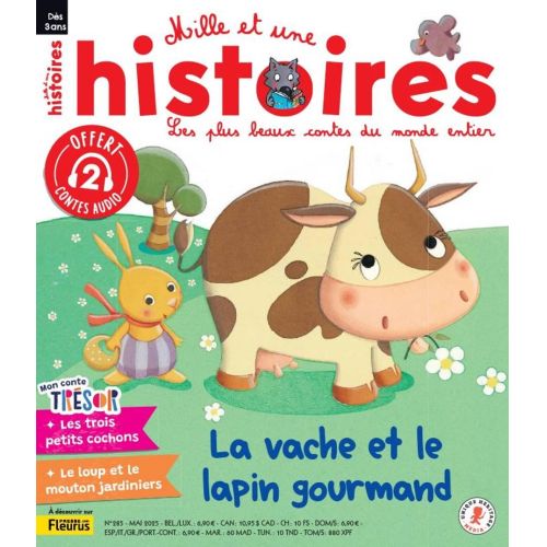 Abonnement magazine Mille et une histoires pour enfants 3 à 6 ans, un cadeau magique et éducatif stimulant l'imagination, parfait pour moments complices en famille.