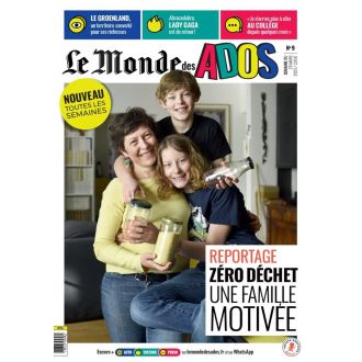 Abonnement d'un an au magazine Le Monde des ados, 22 numéros pour jeunes curieux de 11 à 14 ans. Cadeau idéal pour éveiller la curiosité.