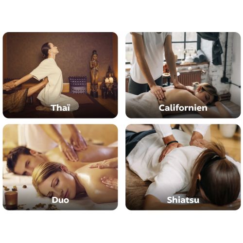 Personne recevant un massage relaxant