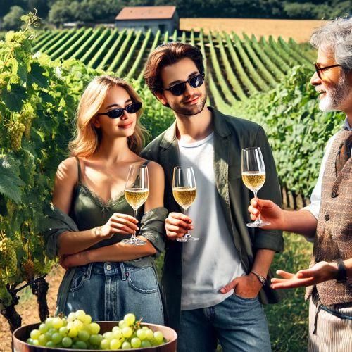 Offrir une visite et dégustation de vin en domaine viticole - découverte œnologique et cadeau parfait pour amateurs de vin.