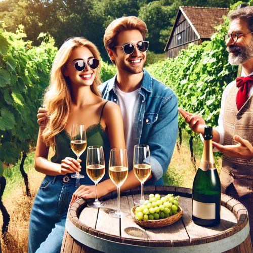 Offrir une visite et dégustation de vin en domaine viticole - découverte œnologique et cadeau parfait pour amateurs de vin.