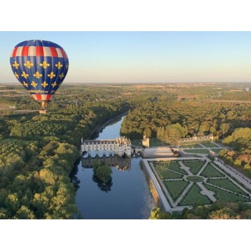 Vol montgolfière 60ème anniversaire sur paysages enchanteurs