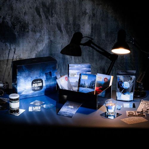 Coffret cadeau livres polars, parfait pour amateurs de mystère; sélection captivante d'histoires trépidantes et aventureuses, idéal pour occasions spéciales et surprises littéraires.