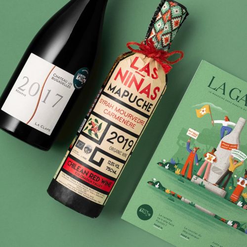 Abonnement cadeau Box 2 vins bio sélectionnés pendant 3 mois par Le Petit Ballon