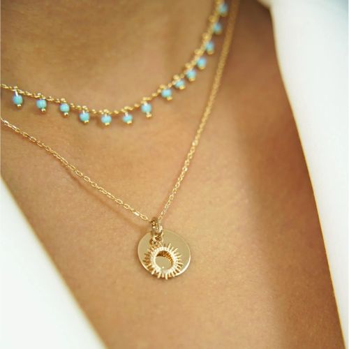 Collier soleil personnalisé