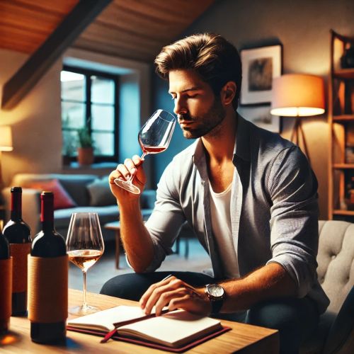 Coffret de dégustation de vins à l'aveugle, 3 vins mystères avec fiches de jeu, cadeau ludique pour amateurs de vin