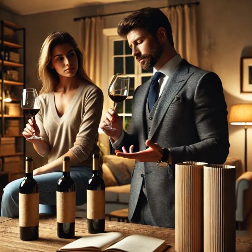 Coffret de dégustation de vins à l'aveugle, 3 vins mystères avec fiches de jeu, cadeau ludique pour amateurs de vin