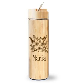 Thermos en Bambou avec personnalisation